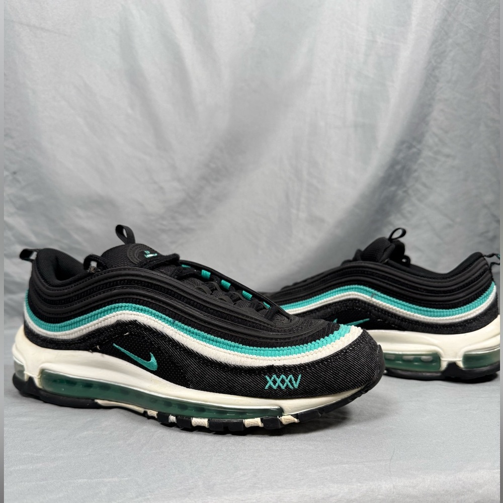 Nike Air Max 97 SE “XXXV” Men’s size 8.5 Black and Teal shoes